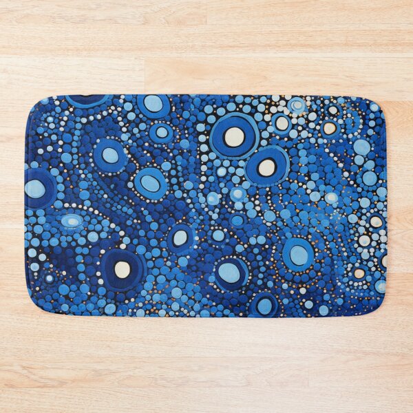 Item preview, Arte de puntos de inspiración aborigen - Con agua designed and sold by GrinGalore.