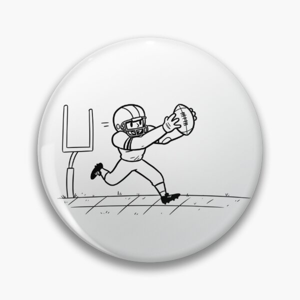 Item preview, Vikings Sports Dynamic Illustrations Exciting American Football Action designed and sold by ART ATTACK ZONE.