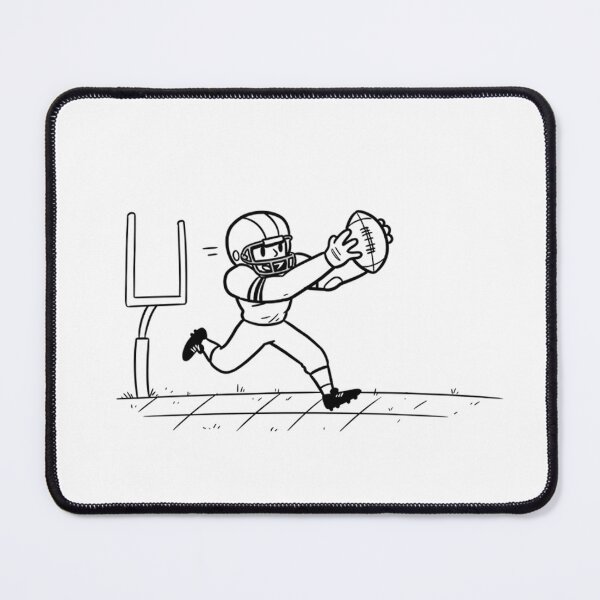 Item preview, Vikings Sports Dynamic Illustrations Exciting American Football Action designed and sold by ART ATTACK ZONE.