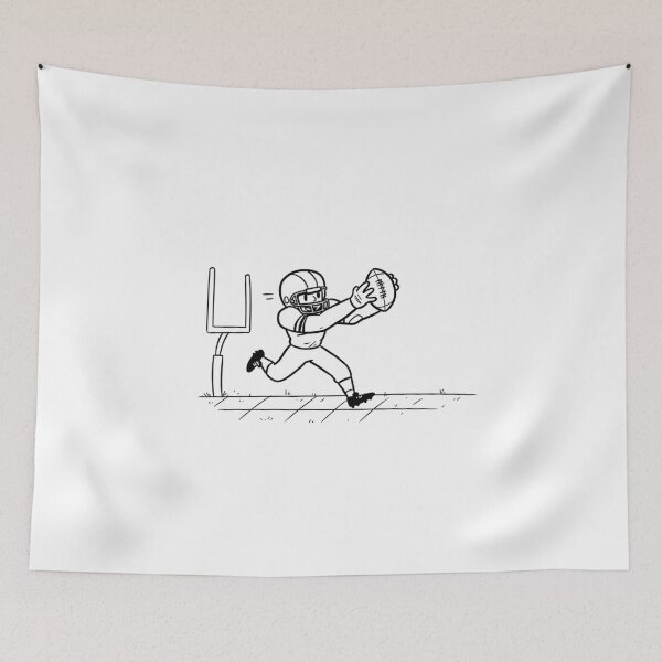 Item preview, Vikings Sports Dynamic Illustrations Exciting American Football Action designed and sold by ART ATTACK ZONE.