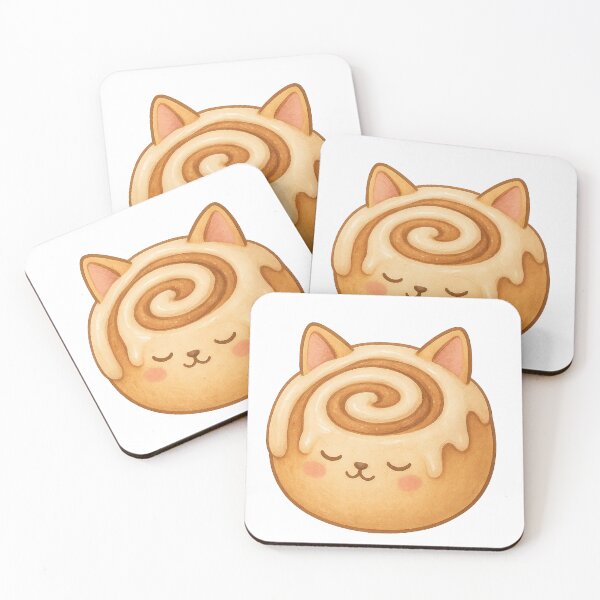 Item preview, Cat Cinnamon Roll designed and sold by Eiraoff.