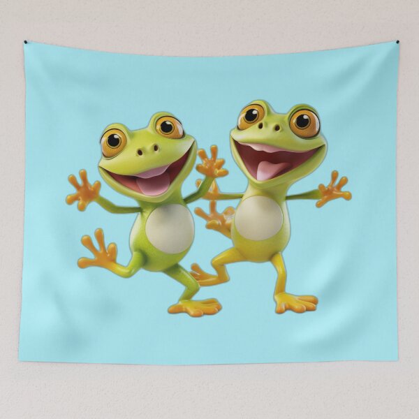 Item preview, Two frogs designed and sold by ArtfulPlay.