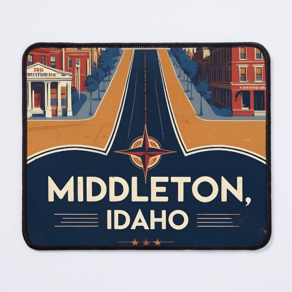 Item preview, Middleton Idaho 1950s USA Vintage Travel Tourism designed and sold by TravelersGems.