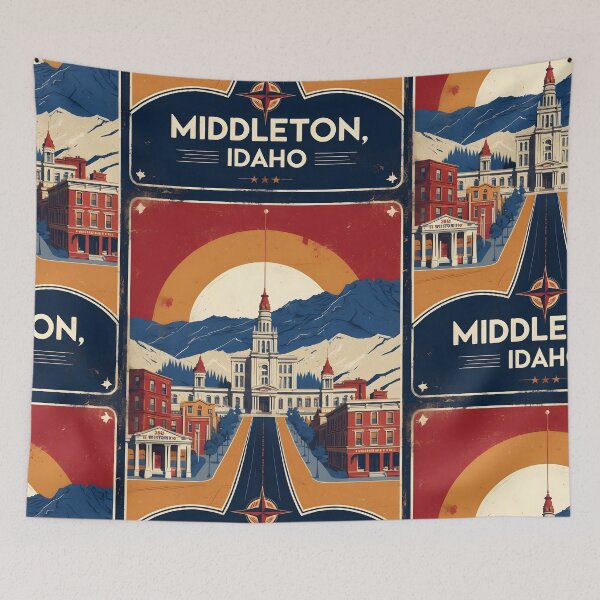 Item preview, Middleton Idaho 1950s USA Vintage Travel Tourism designed and sold by TravelersGems.