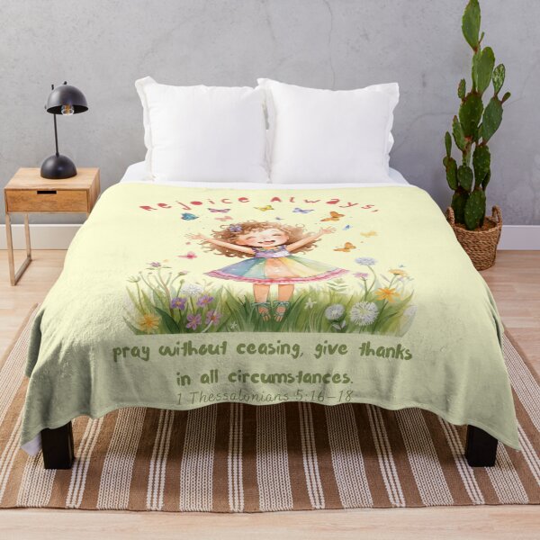 Item preview, Rejoice Always – Christian Mental Wellness & Friendship Art | Faith-Based Positivity Quote, Joyful Bible Verse Design (1 Thessalonians 5:16–18) designed and sold by AmenAlways.