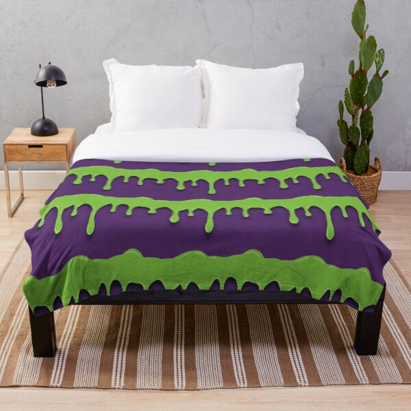 Item preview, Vibrant Slime Dripping Down Purple Background designed and sold by By_Lisart.