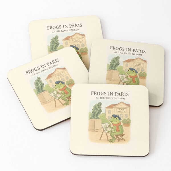 Item preview, Frogs in Paris — At the Rodin Museum designed and sold by Novel Works Studio.