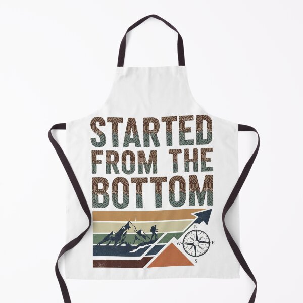 Item preview, Started From The Bottom Climber Motivation Success Vintage Hiking Compass designed and sold by Teez Haven.