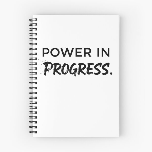 Item preview, Power in Progress — Modern Motivational Quote designed and sold by Happyfreedom.