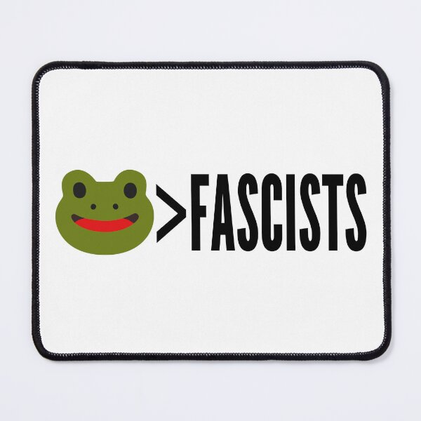 Item preview, Portland FROG greater than FASCISTS (caps) designed and sold by Thelittlelord.