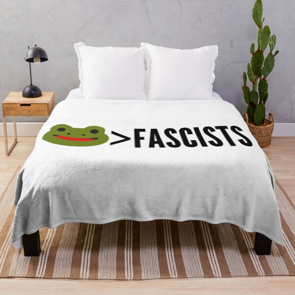 Item preview, Portland FROG greater than FASCISTS (caps) designed and sold by Thelittlelord.