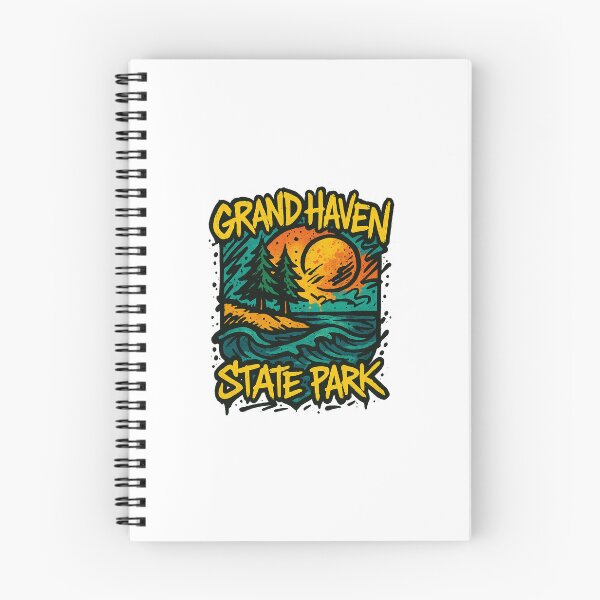 Item preview, Grand Haven State Park Graffiti Art – Urban Sunset Edition designed and sold by BoldApparel.