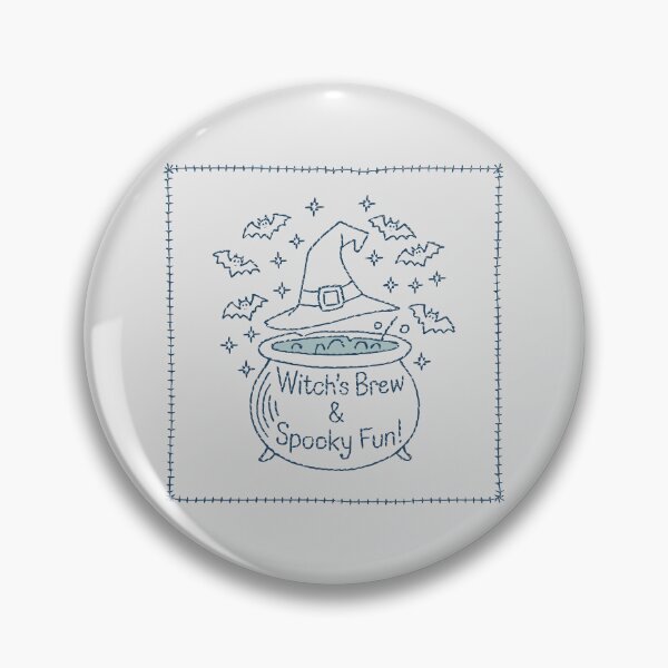 Item preview, Spooky Fun Witch’s Cauldron Stitch Art designed and sold by SplashTastic.