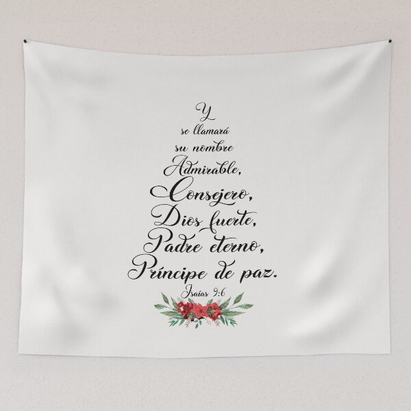 Item preview, Isaías 9:6 – Árbol de Navidad Bíblico | Príncipe de Paz designed and sold by latiendadearyam.