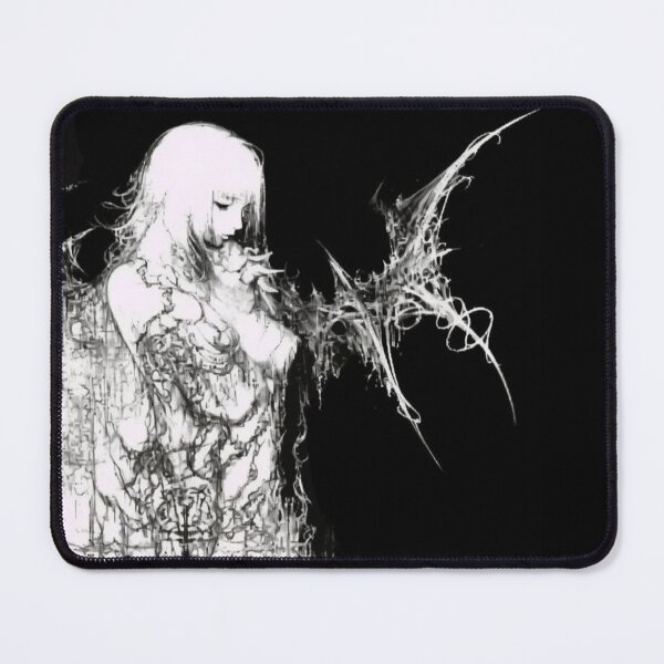 Item preview, Anime Cyber Sigilism Tribal Y2K B&W Grunge Angel designed and sold by FantasyHeartsXV.