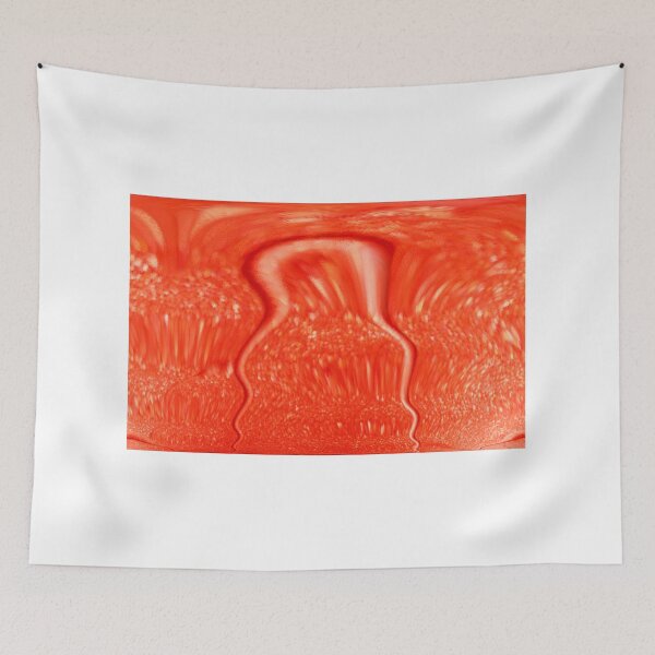 Item preview, Vibrant Red Abstract Waves designed and sold by Cynthia48.