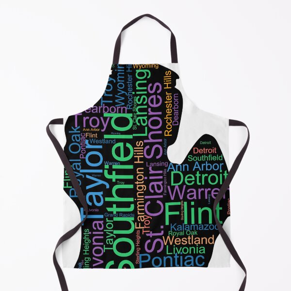 Item preview, Michigan Word Art With Cities designed and sold by TheIconSmith.