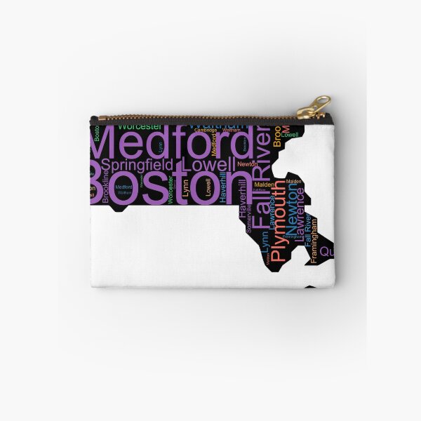Item preview, Massachusetts Word Art With Cities designed and sold by TheIconSmith.