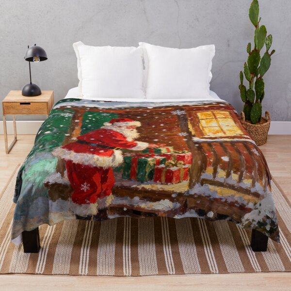 Item preview, Santa's Winter Delivery at Cozy Cabin designed and sold by optimusprime39.