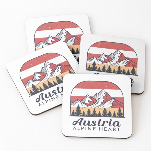 Item preview, AUSTRIA ALPINE HEART designed and sold by likbatonboot.
