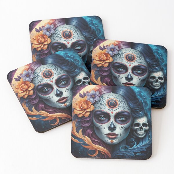 Item preview, Sugar skull designed and sold by PandorasWelt.