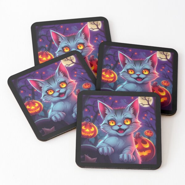 Item preview, Funny Cat Horror Halloween designed and sold by Miksonek04.