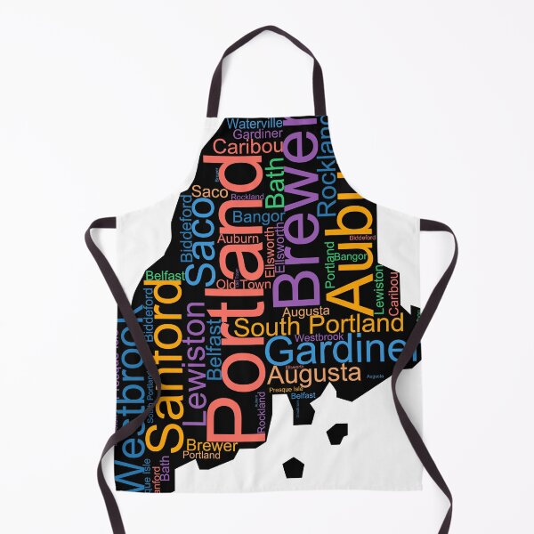 Item preview, Maine Word Art With Cities designed and sold by TheIconSmith.
