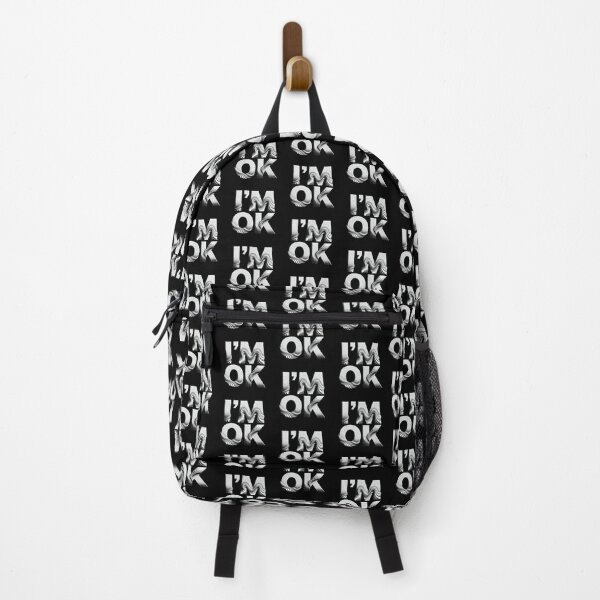 Item preview, "I'm OK" Textured Wavy Typography designed and sold by zzz888.