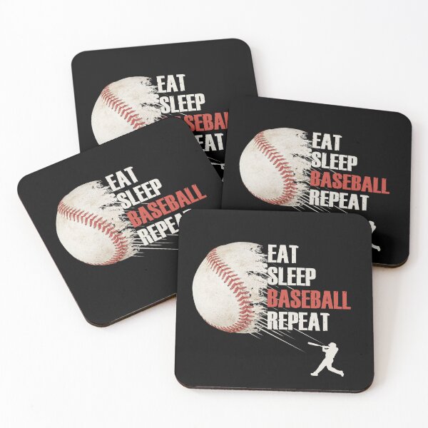 Item preview, Eat Sleep Baseball Repeat – Funny Baseball Design designed and sold by Ania_BM.