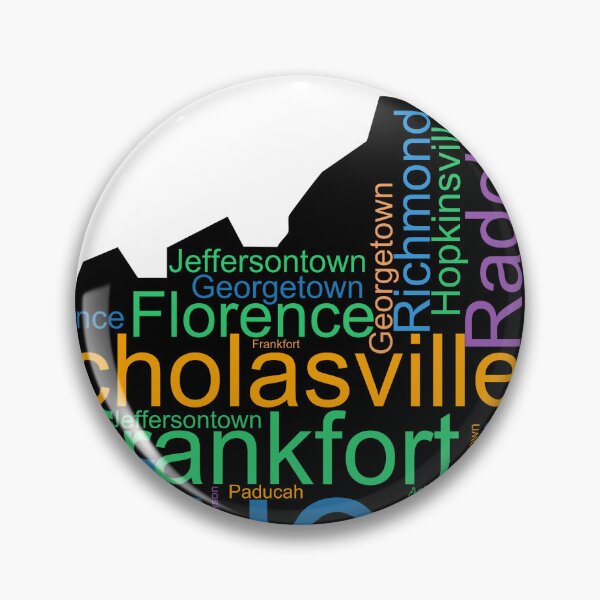 Item preview, Kentucky Word Art With Cities designed and sold by TheIconSmith.