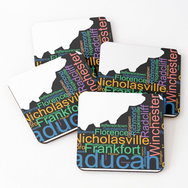 Item preview, Kentucky Word Art With Cities designed and sold by TheIconSmith.
