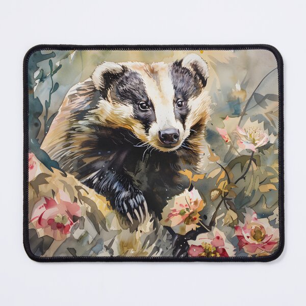 Item preview, Badger artwork designed and sold by ArtfulPlay.