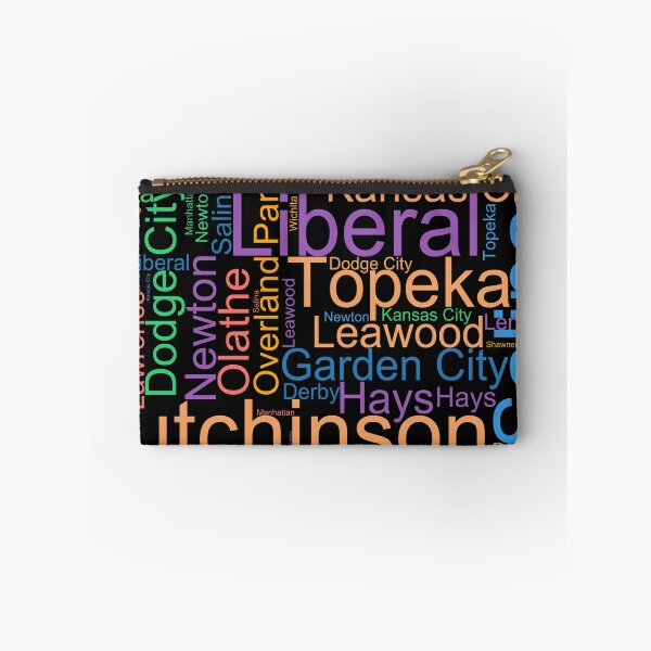 Item preview, Kansas Word Art With Cities designed and sold by TheIconSmith.
