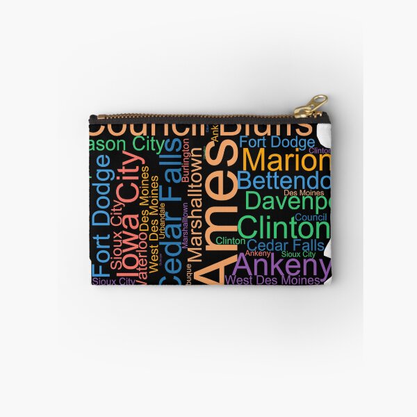 Item preview, Iowa Word Art With Cities designed and sold by TheIconSmith.