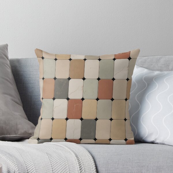 Item preview, Clay Weave — Earth Tone Tile Poster designed and sold by MagicWander.