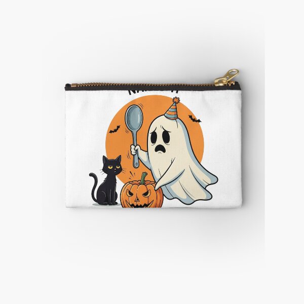 Item preview, Comical Ghost Pumpkin Carving Fail - Funny Halloween Misadventures designed and sold by Ascend777.