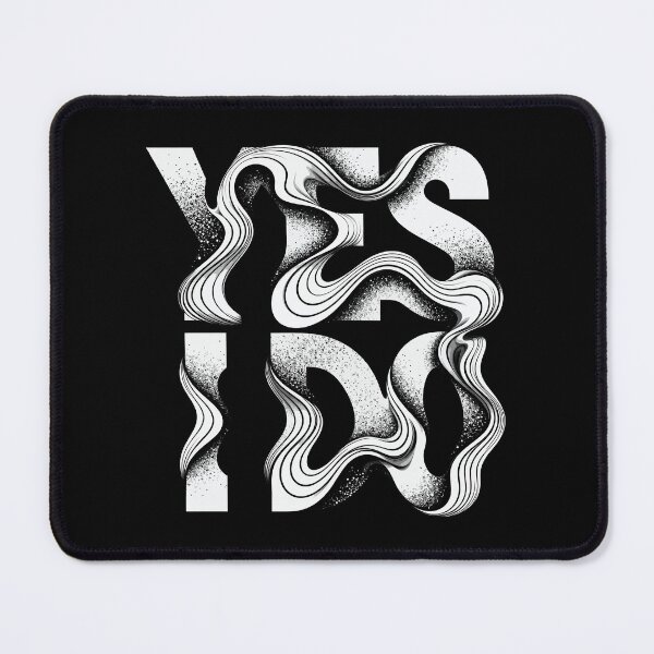 Item preview, "YES I DO" Wavy Affirmation Typography designed and sold by zzz888.