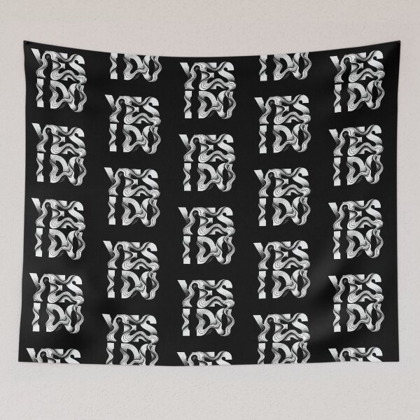 Item preview, "YES I DO" Wavy Affirmation Typography designed and sold by zzz888.