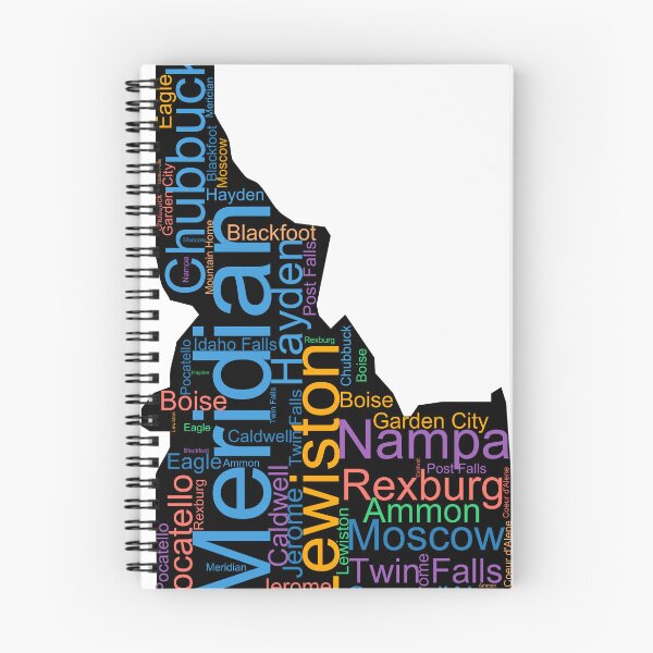 Item preview, Idaho Word Art With Cities designed and sold by TheIconSmith.