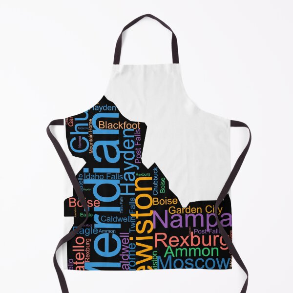 Item preview, Idaho Word Art With Cities designed and sold by TheIconSmith.