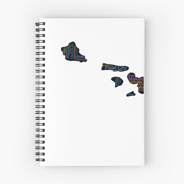Item preview, Hawaii Word Art With Cities designed and sold by TheIconSmith.