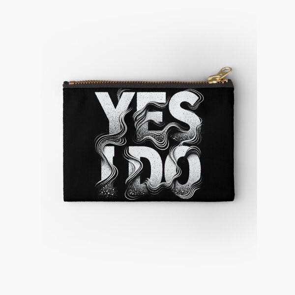 Item preview, "YES I DO" Textured Gradient Typography designed and sold by zzz888.