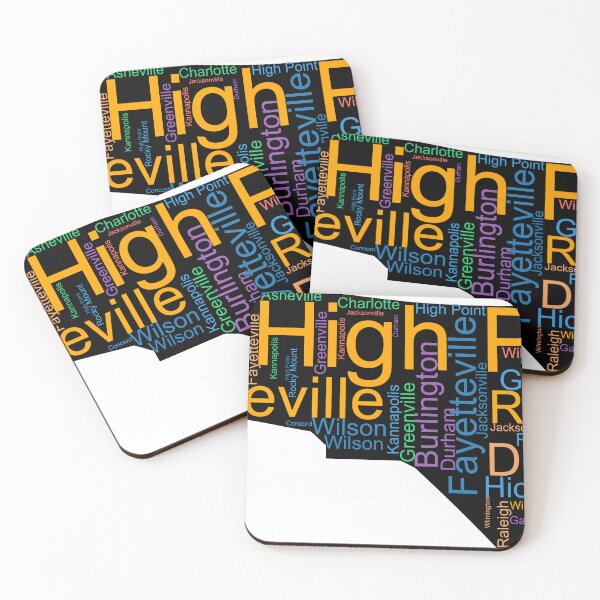 Item preview, North Carolina City Word Art designed and sold by TheIconSmith.