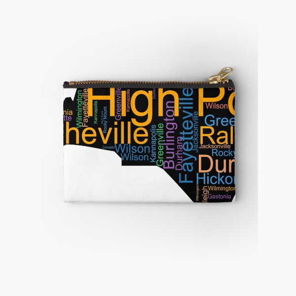 Item preview, North Carolina City Word Art designed and sold by TheIconSmith.