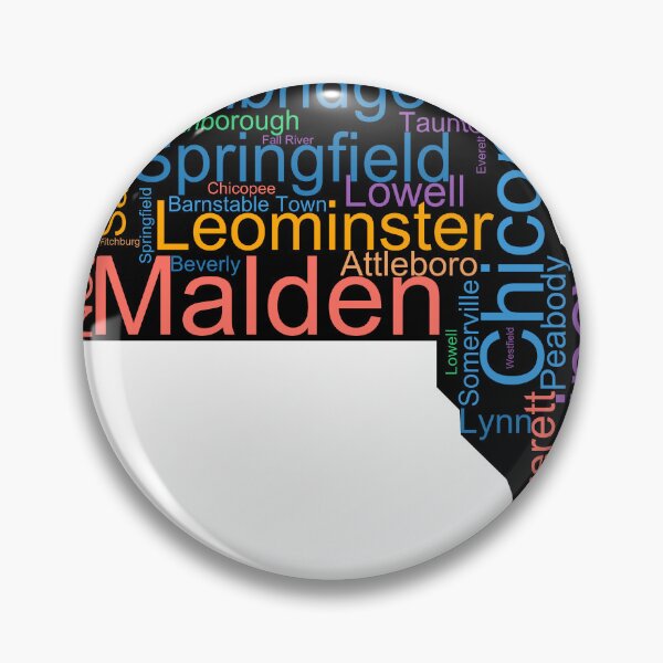 Item preview, Massachusetts City Word Art designed and sold by TheIconSmith.