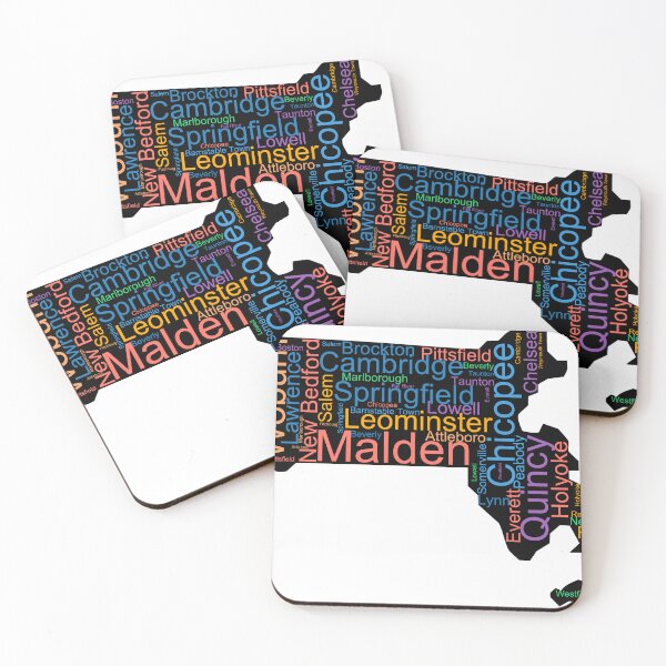 Item preview, Massachusetts City Word Art designed and sold by TheIconSmith.