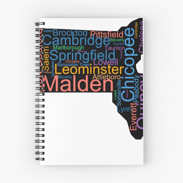 Item preview, Massachusetts City Word Art designed and sold by TheIconSmith.