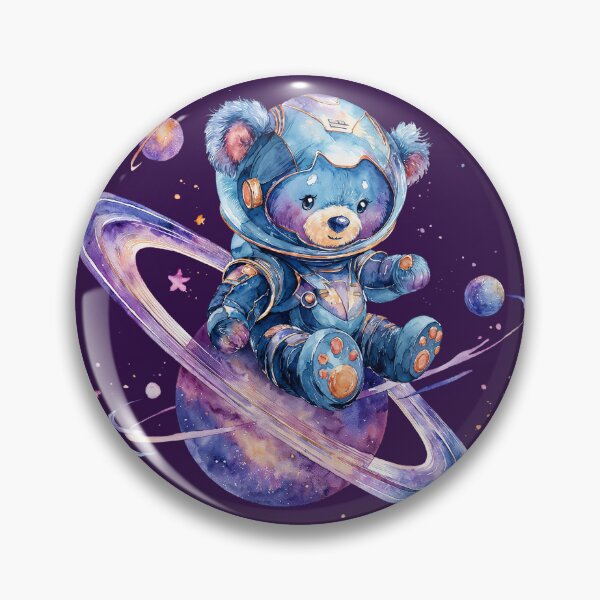 Item preview, Galactic Teddy Explorer in Space Suit designed and sold by Anastasiia Yurevych.