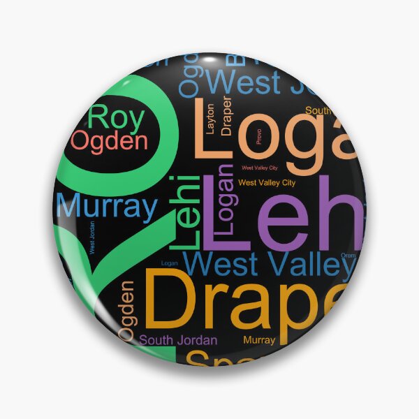 Item preview, Utah City Word Art designed and sold by TheIconSmith.