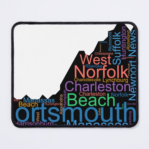 Item preview, Virginia City Word Art designed and sold by TheIconSmith.